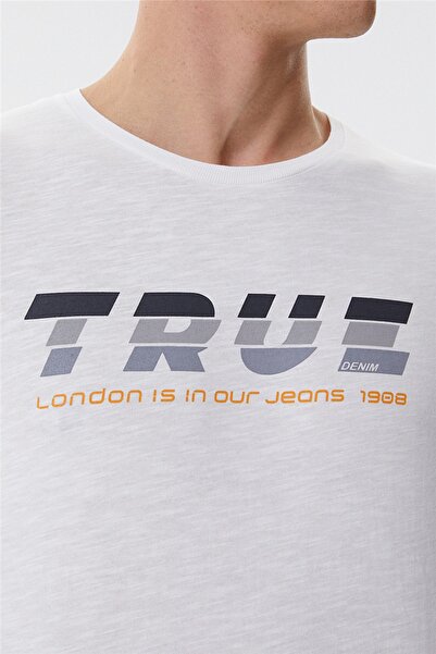 Lee Cooper 100% βαμβάκι με τύπωμα Ανδρικό μπλουζάκι με λαιμόκοψη με κανονική εφαρμογή 222 Lcm 242020 1108