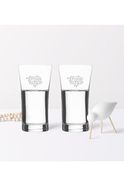 BK Kişiye Özel Ikili Anason Sek Rakı Bardağı Seti