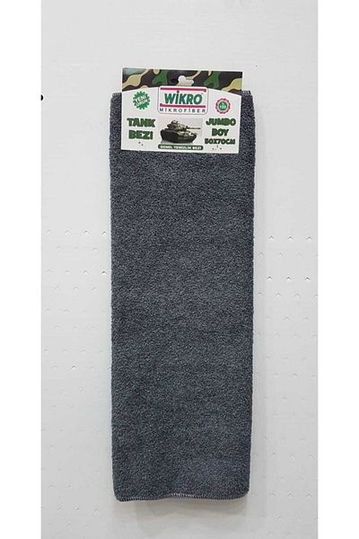 WİKRO 50x70 Cm Microfiber Tank Cloth Gray