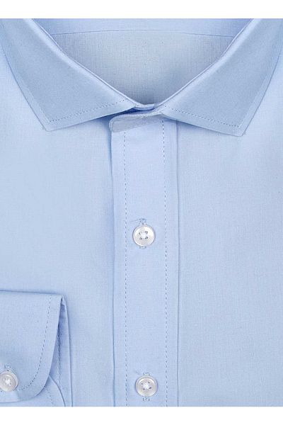 SÜVARİ Gm 1007100426   Cămașă pentru bărbați, cu guler clasic, slim fit, albastru solid