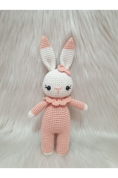 On marifet yün ve hobi dünyası Amigurumi Örgü Oyuncak Uyku Arkadaşı Tavşan