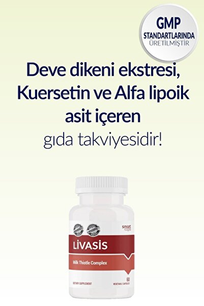 Smartcaps Livasis Milk Thistle Camplex 60 Bitkisel Kapsül