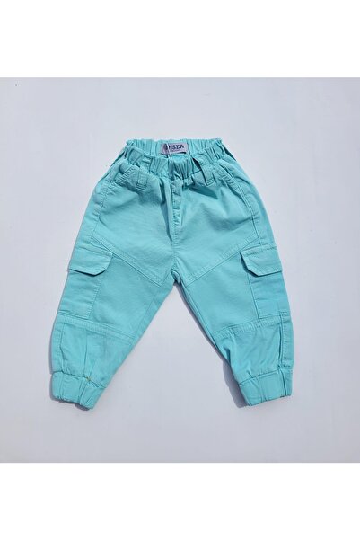 NK Flexible Elastic Waist Children's Cargo Pants - Cotton