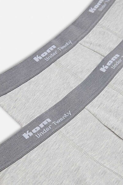 Kom Tight Pamuklu 2 Li Erkek Boxer