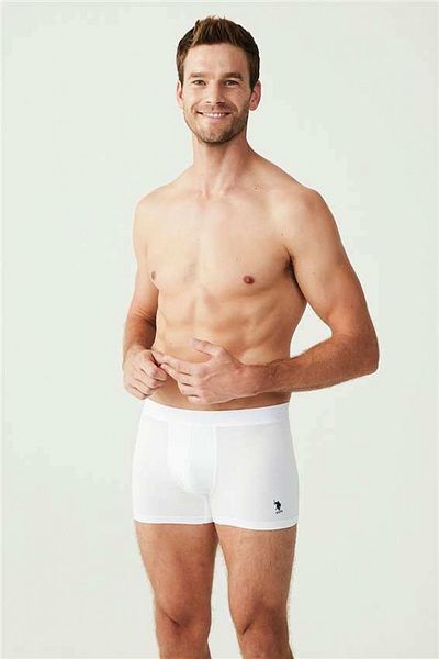 U.S. Polo Assn. Ανδρικά λευκά μπόξερ 3 τεμαχίων