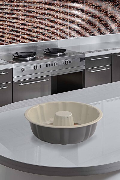 Aless Red Orange Gray Granite Slice Cake Mold