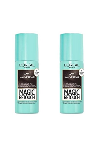 L'Oreal Paris L'oréal Paris Magic Retouch Beyaz Dipleri Kapatıcı Sprey - Koyu...