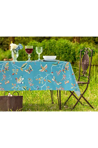 Madame Coco Violet Pvc Table Cloth - Indigo - 100X140 cm