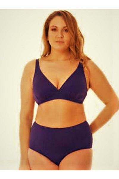 Sunsurf Purple Tight Bikini Plus Size