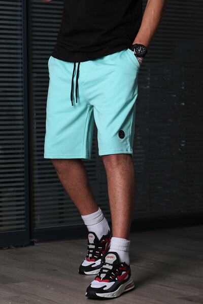 Madmext Mintgrüne Basic-Shorts für Herren 5446