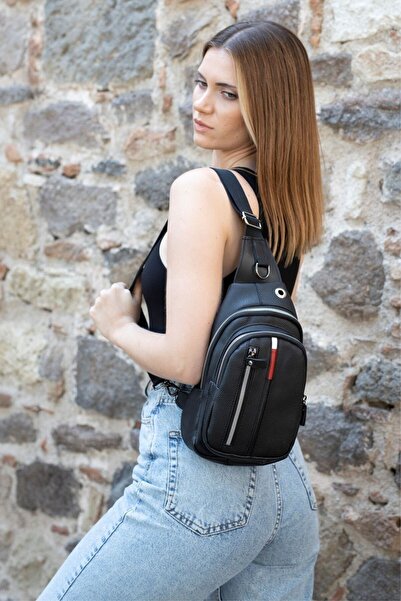 By Hakan Newish Polo 2021 Body Bag Cross Back and Shoulder Bag Μαύρο