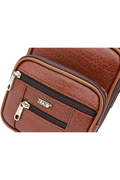 By Hakan Traum 022 Men's Hand and Shoulder Strap Bag with Case - Black