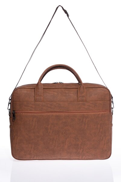 By Hakan Byhakan Hs-02 حقيبة فيينا جلدية للجنسين/حقيبة كمبيوتر محمول باللون البني