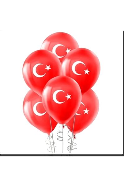 Dolunay STORE 100 بالون على شكل نجمة هلالية مقاس 12 بوصة