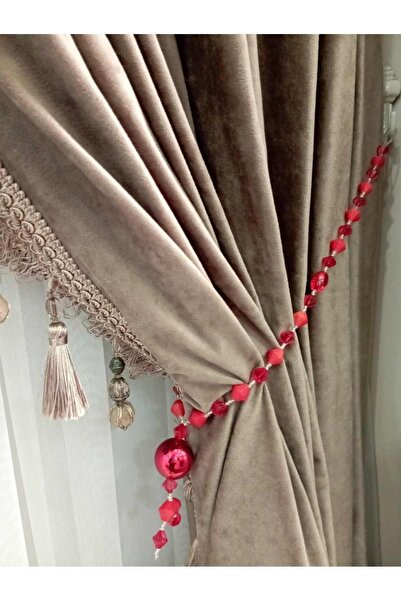 Üçbey Tekstil Perdele cu mărgele Üçbey, cu brațe, pentru legarea perdelei