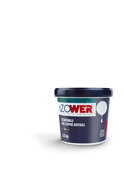 izower Silikonlu Dış Cephe Boyası - Beyaz
