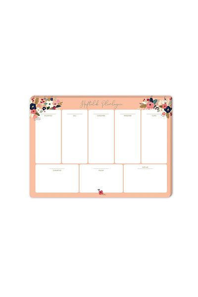 SEYFİKİRTASİYE 17x24 Weekly Planner-weekly Planner 52 Sheets -