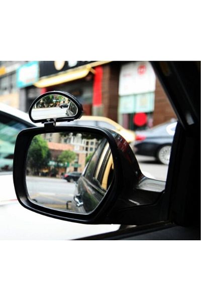 CMT 1 Piece Car Exterior Mirror - Additional Blind Spot Mirror Above