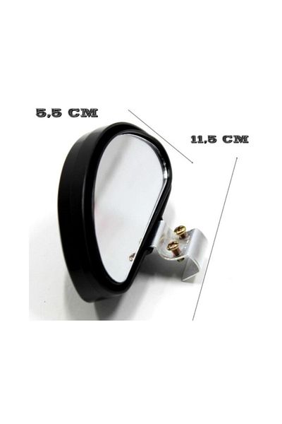 CMT 1 Piece Car Exterior Mirror - Additional Blind Spot Mirror Above