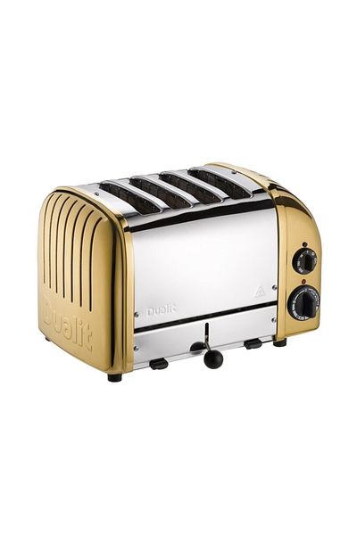 Dualit 47391 Classic 4-Chamber Toaster Brass