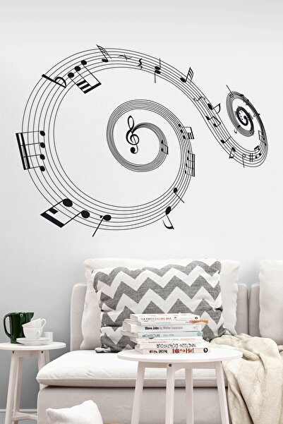 Sticker Sepetim ملصقات حائط موسيقية ثلاثية الأبعاد بتصميم درب التبانة لتزيين ...