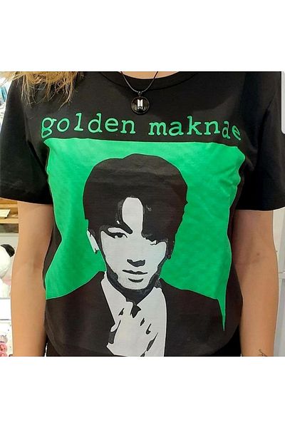 Kpop Dünyasi Bts Jungkook "Golden Makne" T-shirt