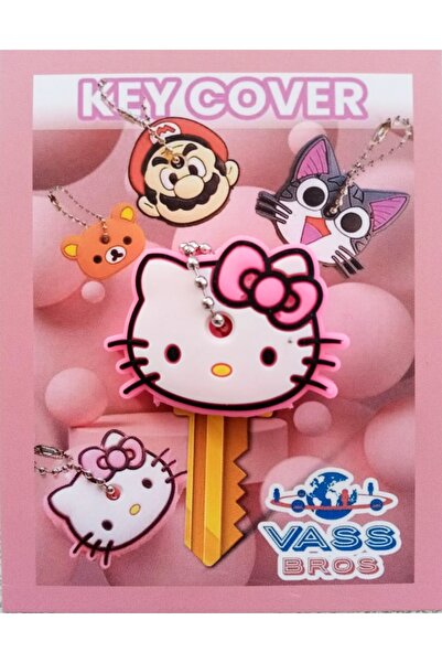 Vass Bros Products Key Cover Anahtar Kılıfı Karikatürlü Silikon Koruyucu