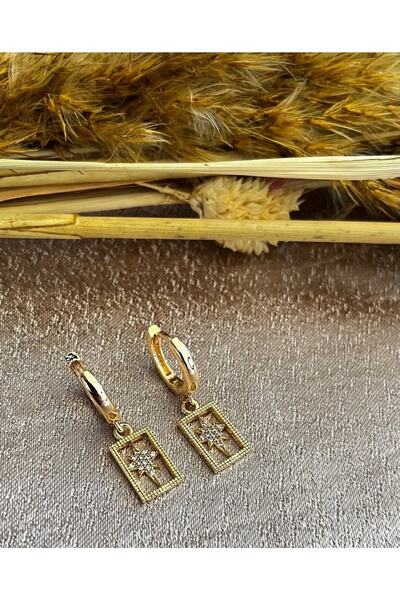 Markiz Takı أقراط نجمة القطب الذهبية