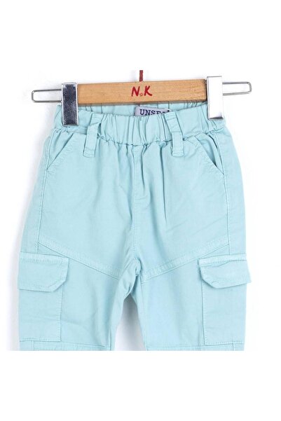NK Flexible Elastic Waist Children's Cargo Pants - Cotton