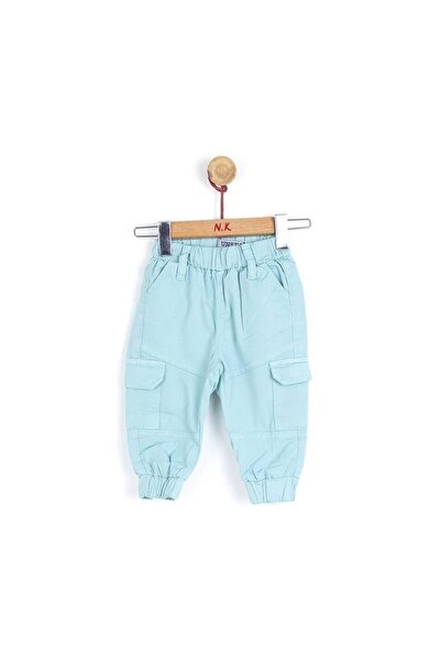 NK Flexible Elastic Waist Children's Cargo Pants - Cotton