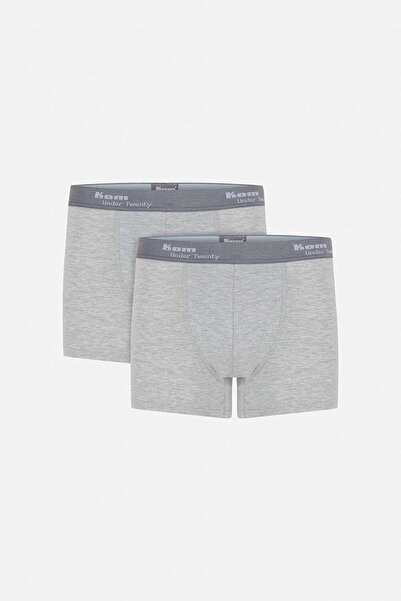 Kom Tight Pamuklu 2 Li Erkek Boxer