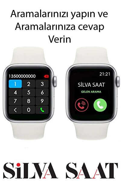 TECHNOMEN Akıllı Saat S-t500+i12  Ikili Ios Android Arama Cevaplama Spor Modu En Yeni Sürüm