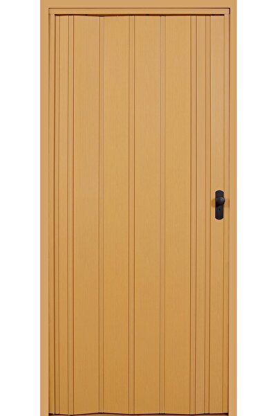 DEKORAKS Akordeon Kapı, Meşe Ahşap Desenli, 87x215cm