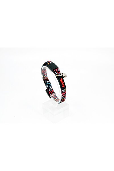 Tailpetz Cat Collar Easy & Safety Lock Graffıtı