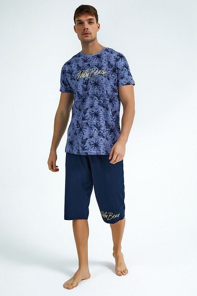 Pimody Family Concept Father Son Capri Pijamas Suit Roly Poly 2717 (ο πατέρας γιος πωλείται διαφορετικά)