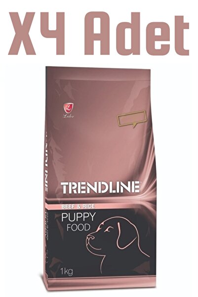 Trendline Biftekli Yavru Köpek Maması 1 Kg X 4 Adet