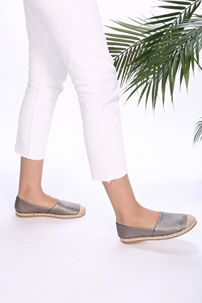 Shoeberry Platinum Skin Espadrille für Damen
