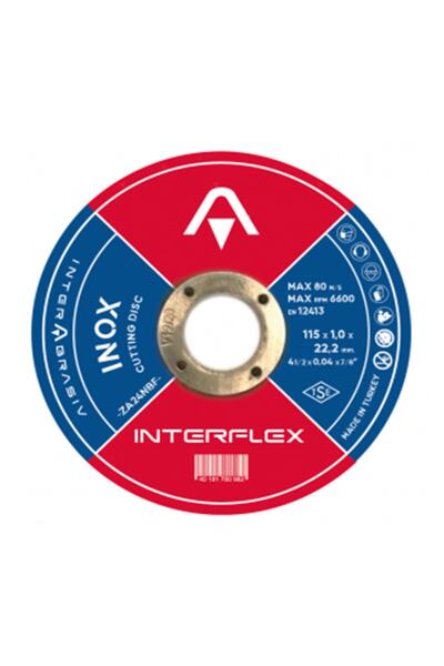 İnter Abrasıve 115x1 Inox Kesme Taşı