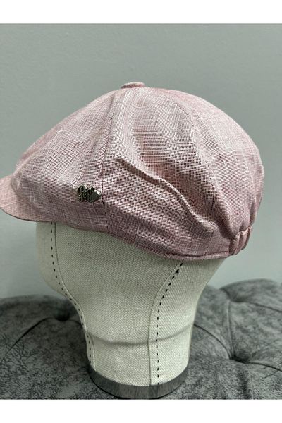 Makro Optik New Model 8 Piece Summer Linen Cap (Peaky Blinders Hat)
