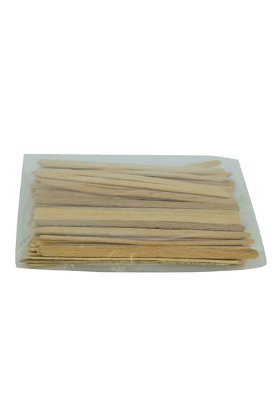LokmanAVM خلاط شاي وقهوة خشبي 100 قطعة