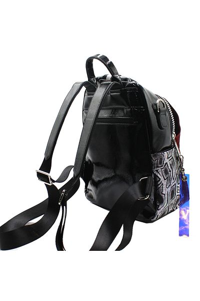 Nas Bag 1032 Women Backpack Shoulder Bag Burgundy