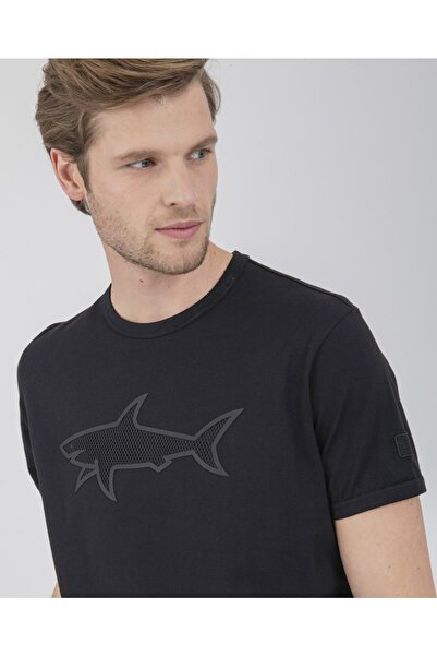 PAUL&SHARK Men's Knitted T-shirt C.wCotton