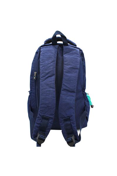 By Hakan Bevitton 2100 Crinkle Fabric Backpack Navy Blue