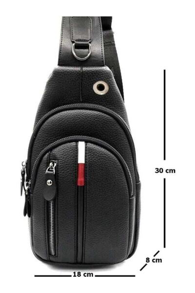 By Hakan Newish Polo 2021 Body Bag Cross Back and Shoulder Bag Μαύρο