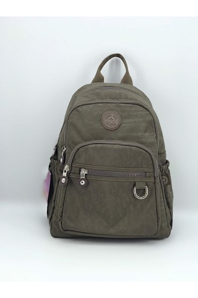 MEGA 252 Crinkle Fabric Backpack Mink