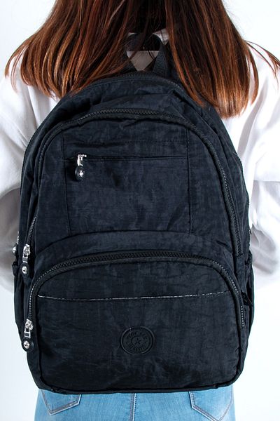 MEGA Black Crinkle Backpack 265