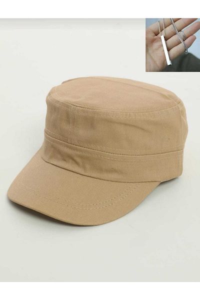 SYT 2-Piece Combination Castro Hat Cap Hunter Model and Necklace Emka