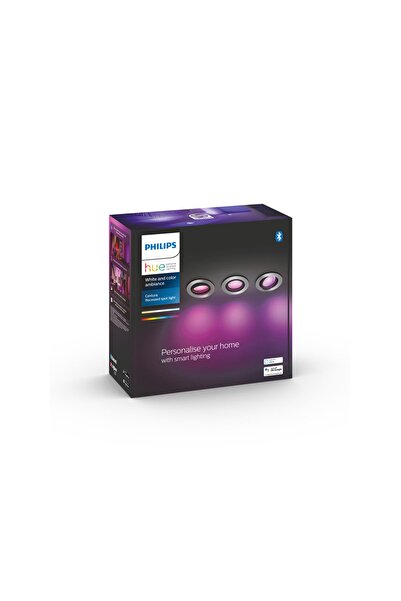 Philips Hue Centura Akıllı Gömme Spot 3x4.2w (ALÜMİNYUM) V2