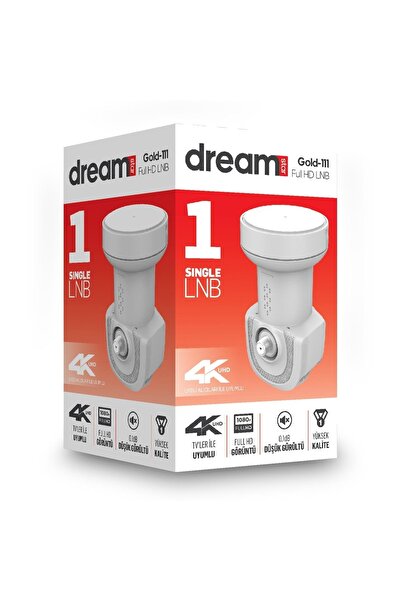 Dreamstar Gold-111 4k Single Tekli Lnb Full Hd 1080p