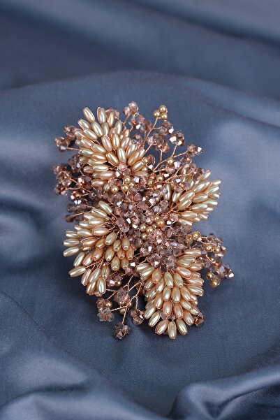 Bontex Accesoriu special pentru mirese, cu perle, pentru părul lateral și tur...